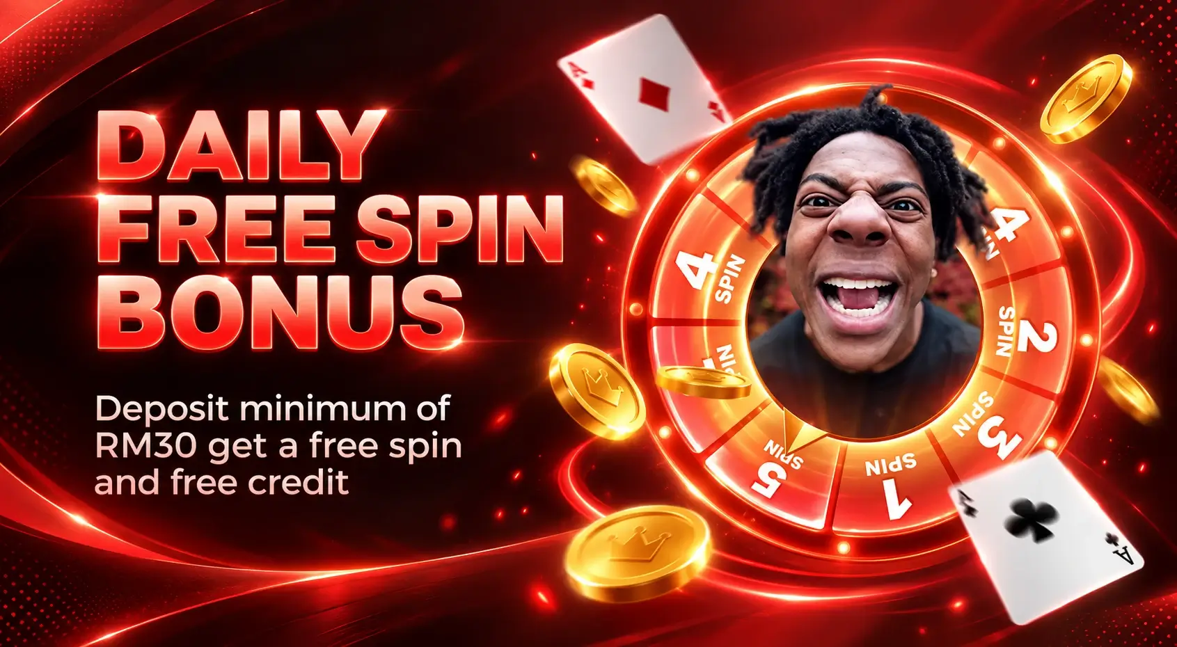 ATAS Daily Free Spin Bonus promotion