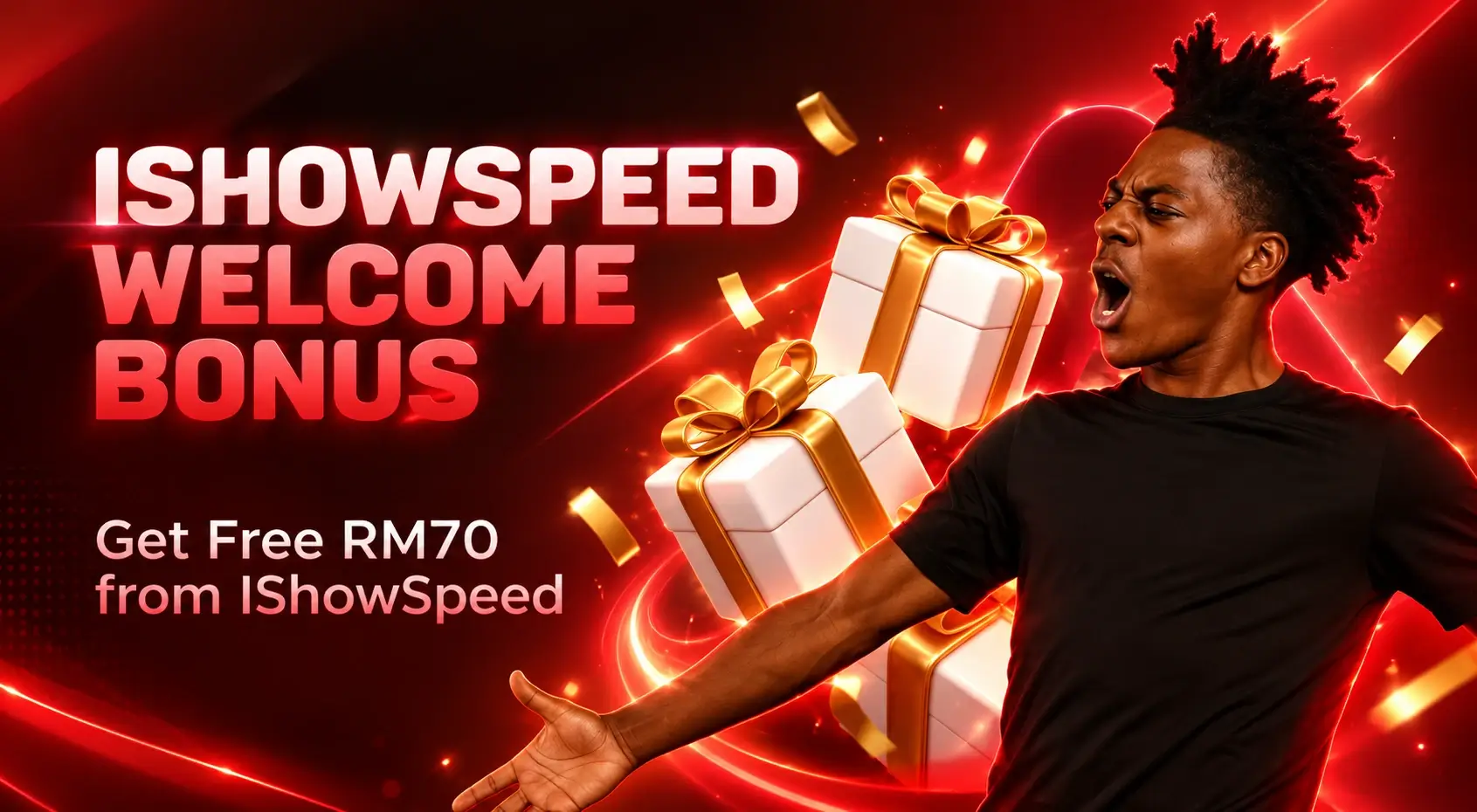 ATAS iShowSpeed welcome bonus promotion